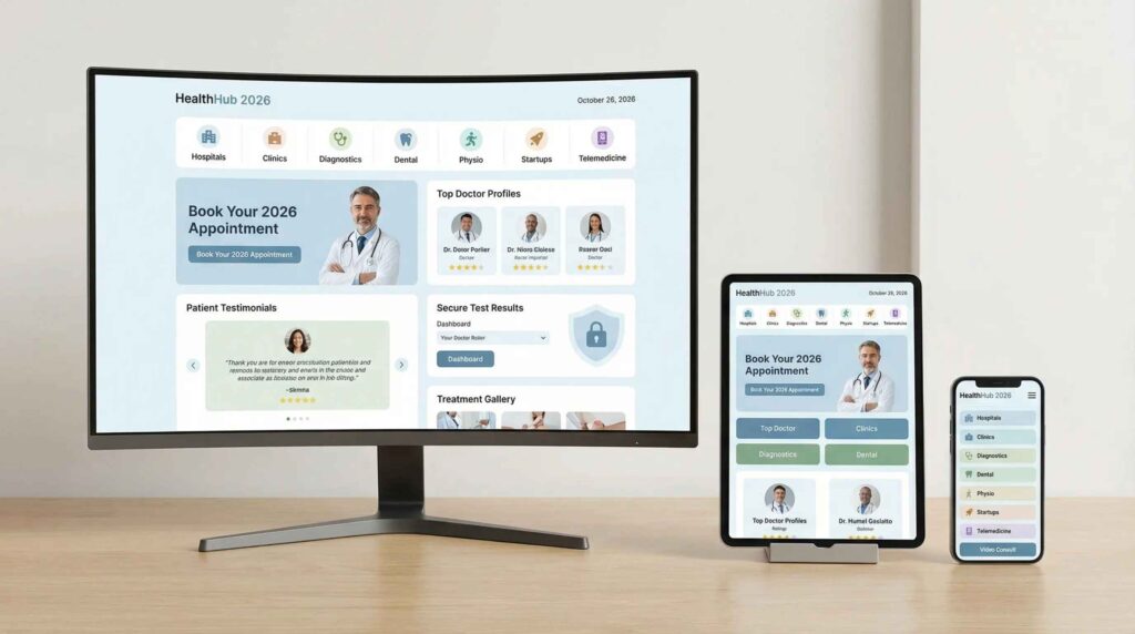 Dental clinic website design