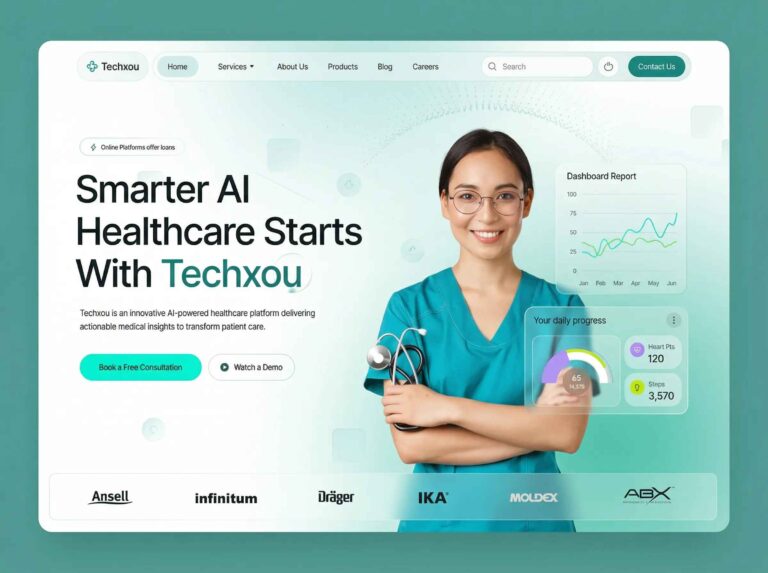 Healthcare Website Design by Techxou 2026