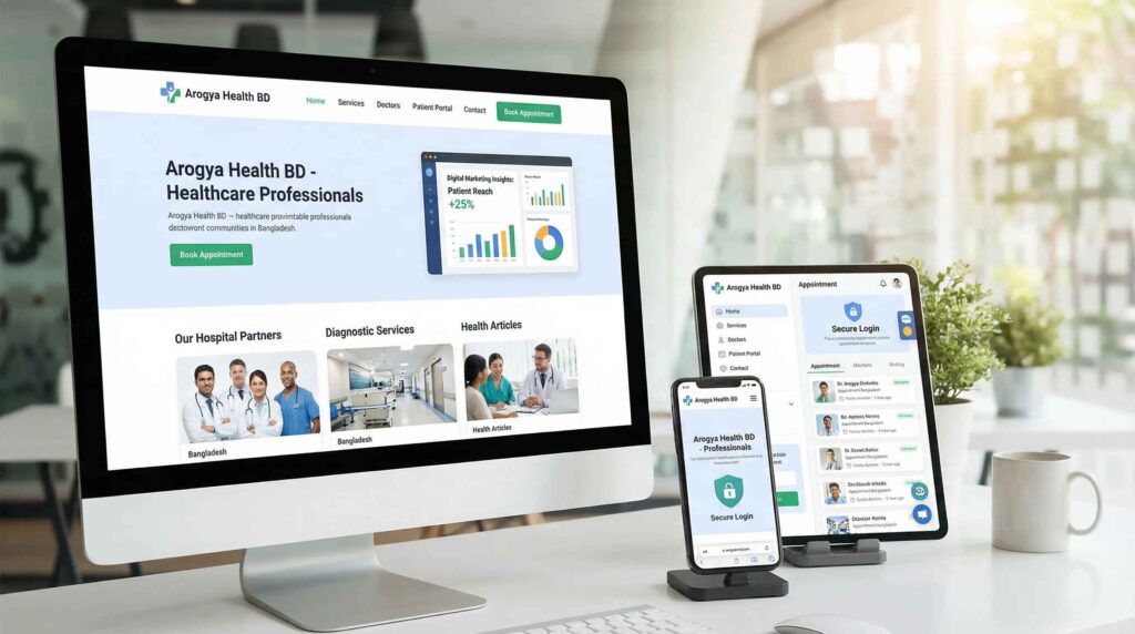 Medical website design