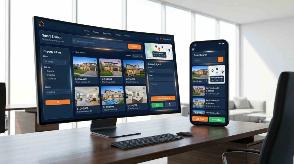 Real estate company website